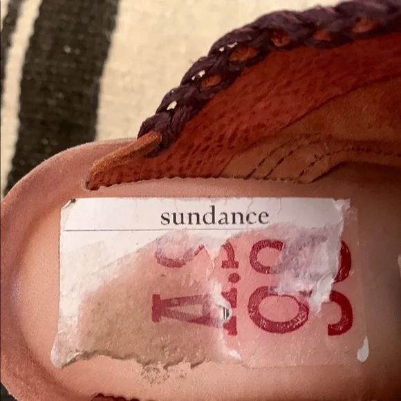 Red leather A.S.98 Sundance Platform Sandals with Whipstitch Detailing - Picture 7 of 7